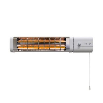 Calefactor soler y palau infrared – 155 gris 1500w – cuarzo – 2 lamparas – orientable – dual