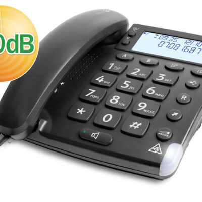 Telefono fijo doro magna black – negro
