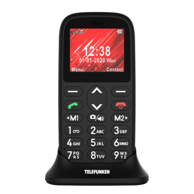 Telefono movil telefunken s410 senior phone – 1.77 pulgadas – negro