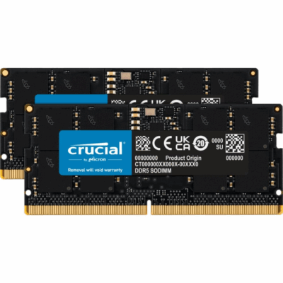 Memoria ram ddr5 32gb crucial – sodimm – 4800 mt – s – pc5 38400 cl40