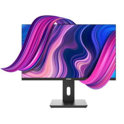 Monitor led 27 pulgadas nilox nxm27reg02 ips – va – hdmi – dp – vga – 75hz – 4ms – vesa 100 x 100 – regulable