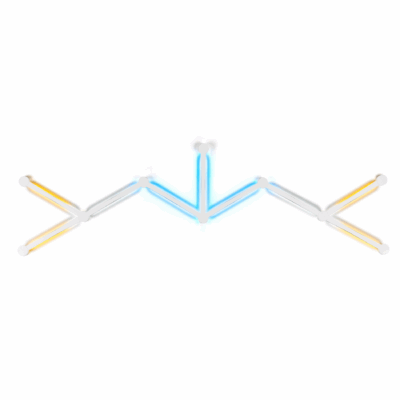 Phoenix aura kit de luces inteligentes rgb para pared control por app diseño modular