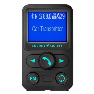 Transmisor fm coche xtra bluetooth energy sistem – 1.4 pulgadas lcd – asistente de voz – carga usb – mp3