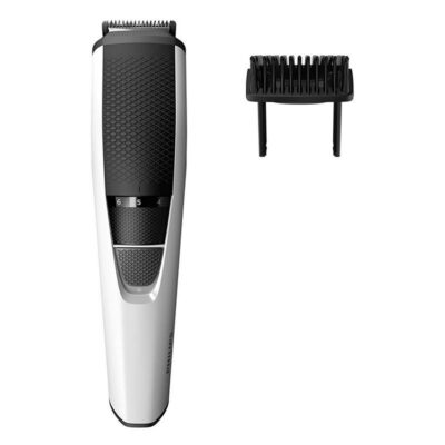 Cortapelos philips beardtrimmer bt3206 – 14 blanco 10 ajust. 1mm – recorta barba – cabezal lavable – 45min