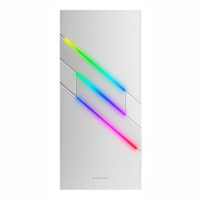Caja ordenador mars gaming mc – u3 blanco atx 1 x usb 3.0 2 x usb 2.0 1 x 120mm argb