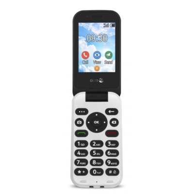 Móvil doro 7030 rojo y blanco