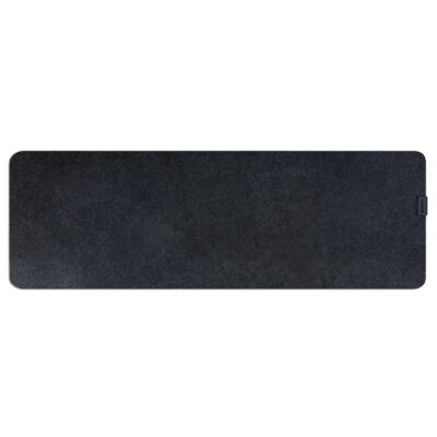 Phoenix sizigia alfombrilla premium de fieltro para escritorio gris oscuro l