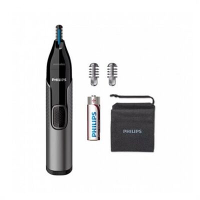 Cortapelos philips + naricero nt3650 – 16 negro 2peines – cuchilla lavable – ducha – recortador – pila aa