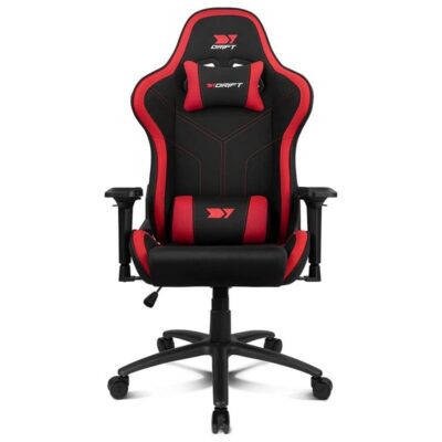 Silla gaming drift dr110br tejido negro – rojo