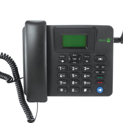 Telefono fijo doro 4100h 4g black