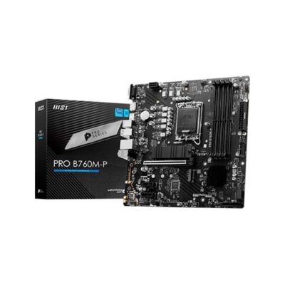 Placa base msi 1700 pro b760m – p m – atx – 4x ddr5 – 4x sata3 – 2x usb 3.2 – 1x usb tipo – 4x usb 2.0 911 – 7e02 – 009