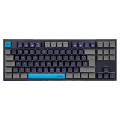 Teclado gaming royal pbt mecanico negro