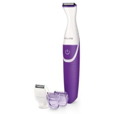 Depiladora perfiladora philips essential morado lavable – seco – 2 peines – cepillo de limpieza