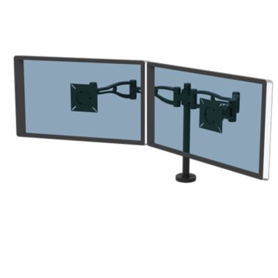 Soporte mesa fellowes 2 brazos hasta 26 pulgadas 100×100 max 20kg