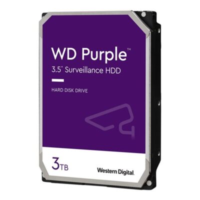 Disco duro interno hdd wd western digital purple wd33purz 3tb 3.5 pulgadas sata 6gb – s 5400rpm 256mb
