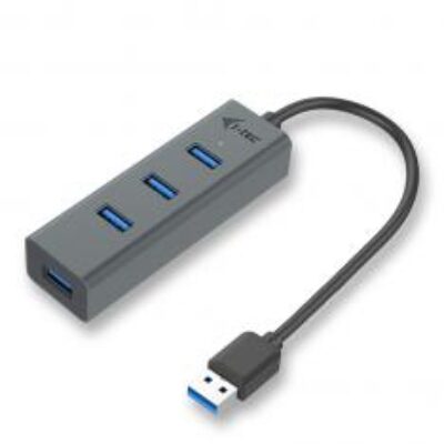 Hub i – tec usb 3.0 con 4 puertos usb 3.0 con cable integrado 28cm