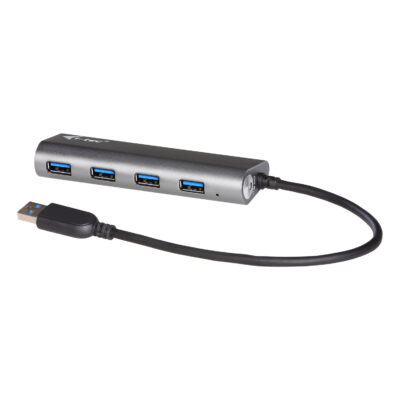 Hub i – tec usb 3.0 con 4 puertos usb 3.0 metalico con adaptador de alimentacion