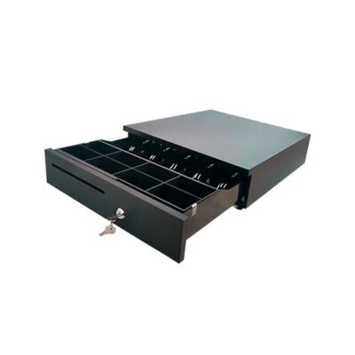 Cajon portamonedas 10pos lb – 405b1 negro 405×420 mm 5 bill 8 mon rj12 microsiwtch tpv cp – 405n