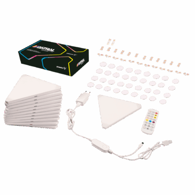 Phoenix astral kit de iluminación modular rgb con paneles triangulares