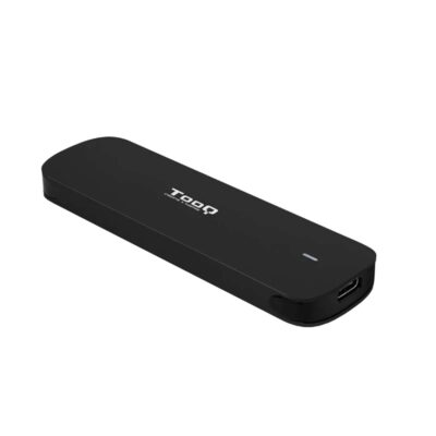 Carcasa disco duro tooq tqe – 2201r para ssd m.2 usb – c negra
