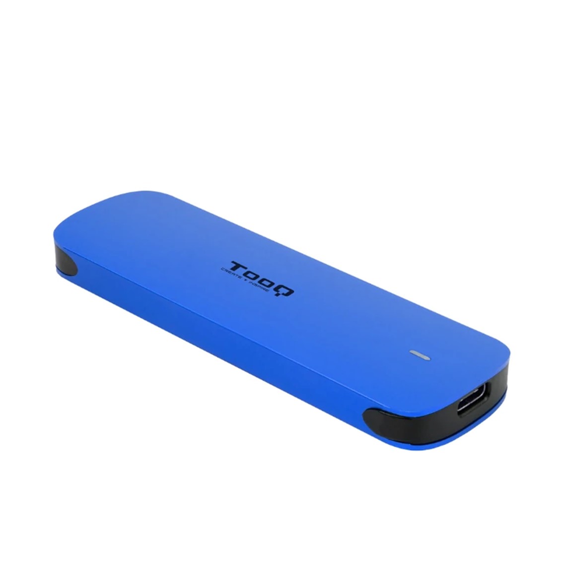 Carcasa disco duro tooq tqe - 2201r para ssd m.2 usb - c azul