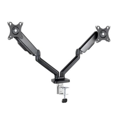 Soporte mesa tooq 2 brazos hasta 32 pulgadas 100×100 max 9kg