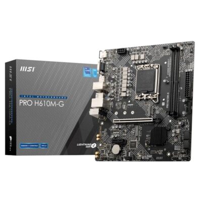 Placa base msi 1700 h610m – g ddr5 matx