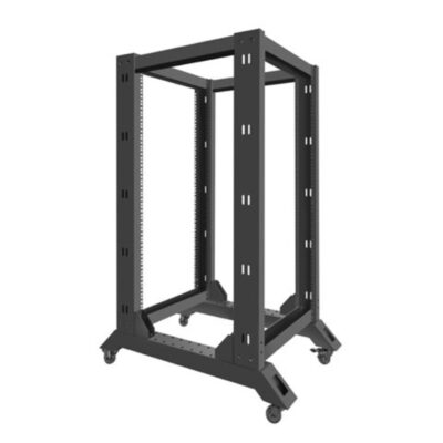 Armario lanberg abierto rack 19 pulgadas 22u – 600×800 negro
