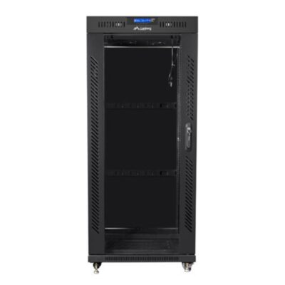 Armario lanberg rack 19 pulgadas 22u 800×800 negro