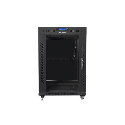 Armario lanberg rack 19 pulgadas 15u 600×600 negro