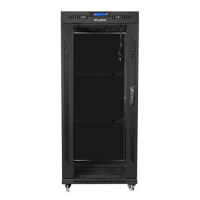 Armario lanberg rack 19 pulgadas 27u 600×800 negro