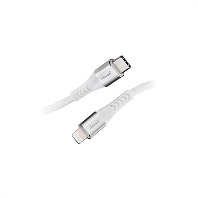 Cable usb c a lightning intenso 1.5m c315l blanco