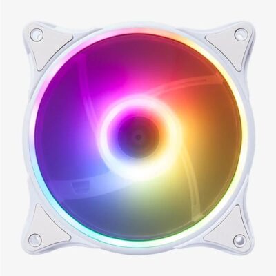 Ventilador caja gaming hiditec argb – n – 18 120mm blanco