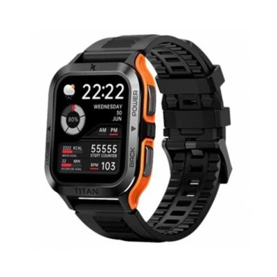 Smartwatch maxcom fw67 titan pro orange 1.85 pulgadas