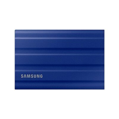 Disco duro externo ssd samsung mu – pe1t0r – eu 1tb t7 shield nvme azul