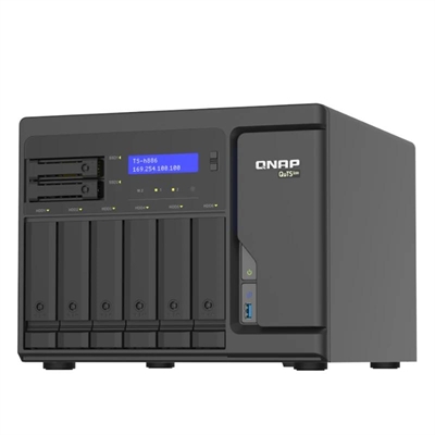 Servidor nas qnap ts – h886 – d1602 – 8g nas 4+2 – bay 4×2.5gbe