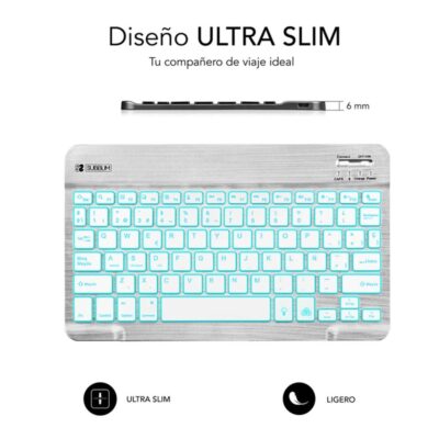 Teclado tablet subblim sub – kbt – smbl30 inalambrico