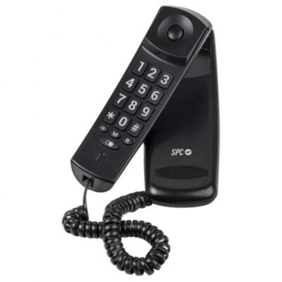 Telefono fijo spc original lite 2 negro – tecla r – 10 memorias indirectas