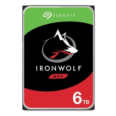 Ironwolf st6000vn006 disco duro interno 6 tb 5400 rpm 256 mb 3.5 pulgadas seríal ata iii