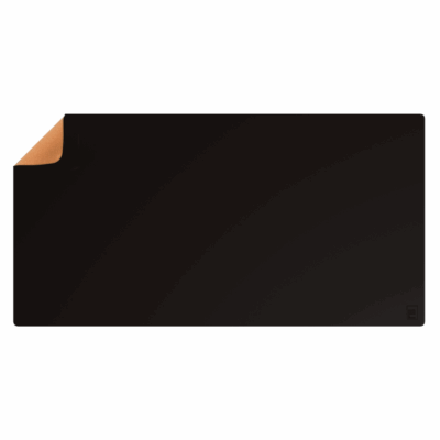 Alfombrilla phoenix eleganza xxl 125 x 64.5 cm base de corcho y superficie de cuero pu 4 mm grosor