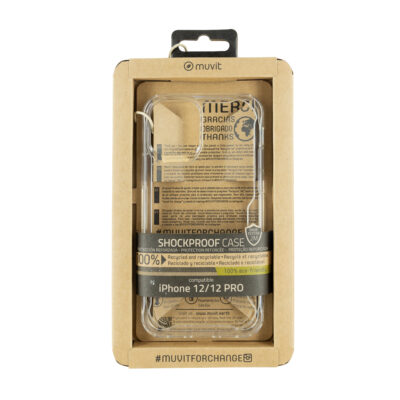 Funda muvit shockproof 2m para apple iphone 12 – 12 pro transparente