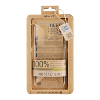 Funda muvit recycletek para apple iphone 12 – 12 pro transparente