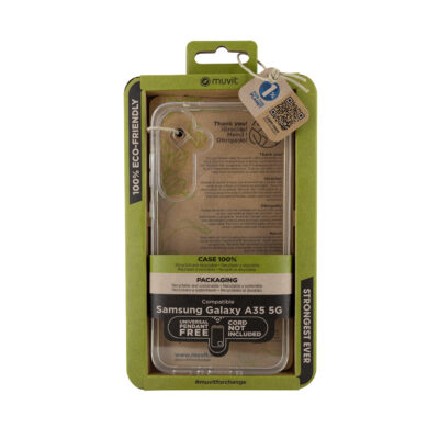 Funda muvit recycletek para samsung galaxy a35 5g transparente