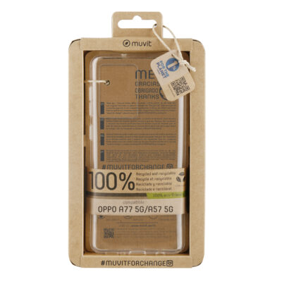 Funda muvit recycletek para oppo a77 5g – a57 5g transparente