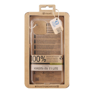 Funda muvit recycletek para xiaomi 11 lite 5g ne – mi 11 lite 5g transparente