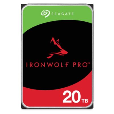 Disco duro interno hdd seagate ironwolf pro nas st20000nt001 20tb 3.5 pulgadas 7200rpm – 256mb – sata 6gb – s
