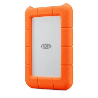 Rugged usb – c disco duro externo 2 tb naranja – plata