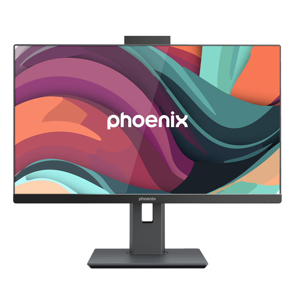 Barebone all in one phoenix campro 27 pulgadas placa asus h610t2 ddr4 con adaptador 120w
