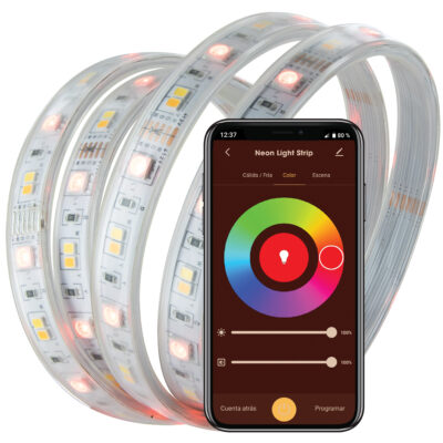 Tira led muvit io ip68 wifi rgb+cct 5m
