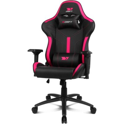 Silla gaming drift dr350 negro – rosa